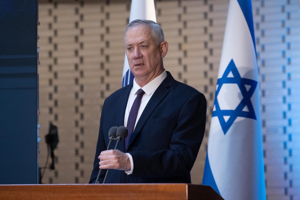 בני גנץ נאום שר הביטחון ב טקס אזכרה ממלכתי חללי מערכות ישראל ש מקום קבורתם לא נודע הר הרצל ירושלים