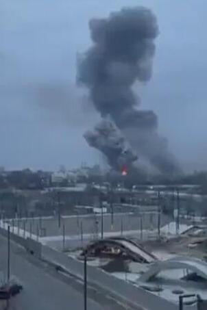 אוקראינה קייב הפגזת מפעל אנטונוב מלחמה עם רוסיה