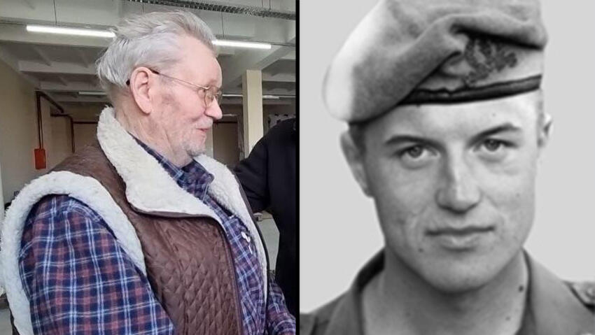 Lieutenant German Rozhkov and his father (Photo: Shomron Regional Council) סגן גרמן רוז'קוב ז"ל