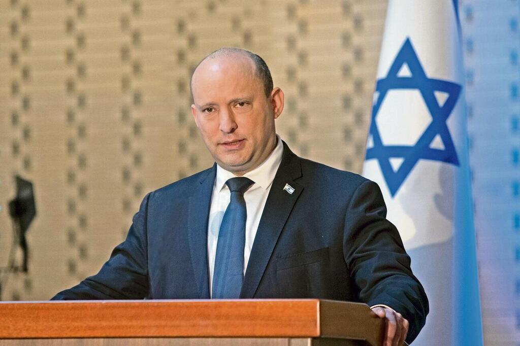בנט: "נתניהו הראה לי עם היד שלו מעין כטב"ם מעופף" (צילום: אלכס קולומויסקי) נפתלי בנט