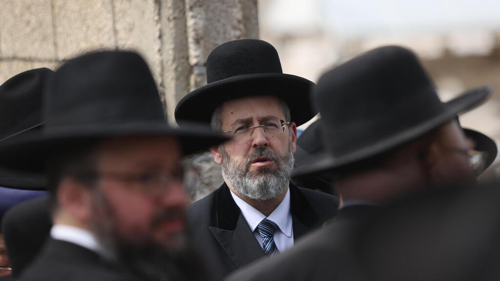 Chief Rabbi Israel David Lau (Photo: Alex Kolomoisky) הרב הראשי לישראל דוד לאו