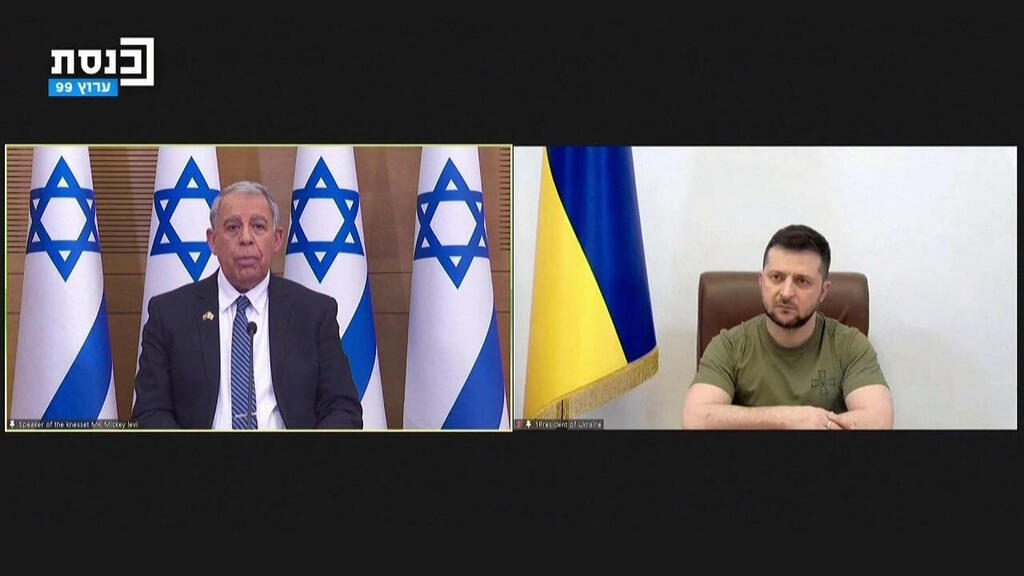 ולדימיר זילנסקי ומיקי לוי