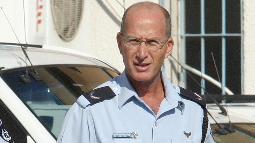 תת-ניצב בדימוס מריאש. "לא זכורים לי כתמי דם ביציאה" (צילום: גיל נחושתן ) ניר מריאש משטרה