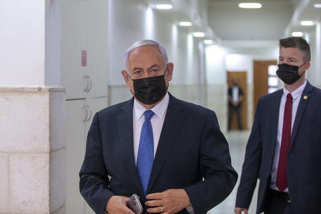 בנימין נתניהו השבוע בבית המשפט (צילום: עמית שאבי) בנימין נתניהו בבית המשפט
