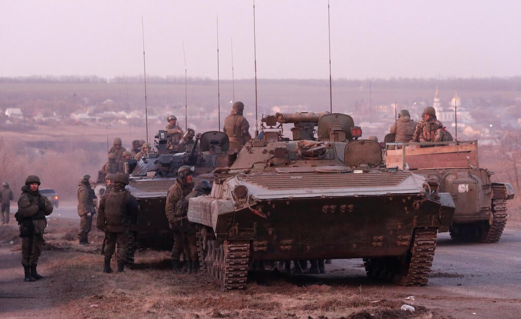 Russian army in Ukraine (Photo: Reuters) צבא רוסיה במריופול