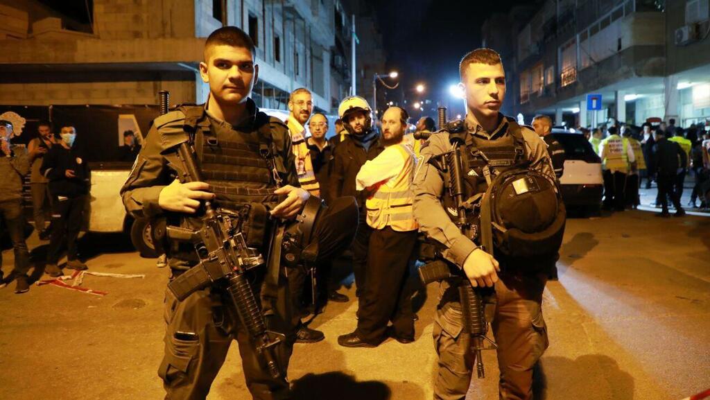 הזירה בבני ברק (צילום: דנה קופל) הזירה בבני ברק