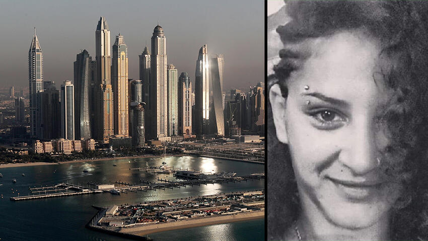 Dubai and Fida Kiwan (Photo: AP) פידא כיוואן