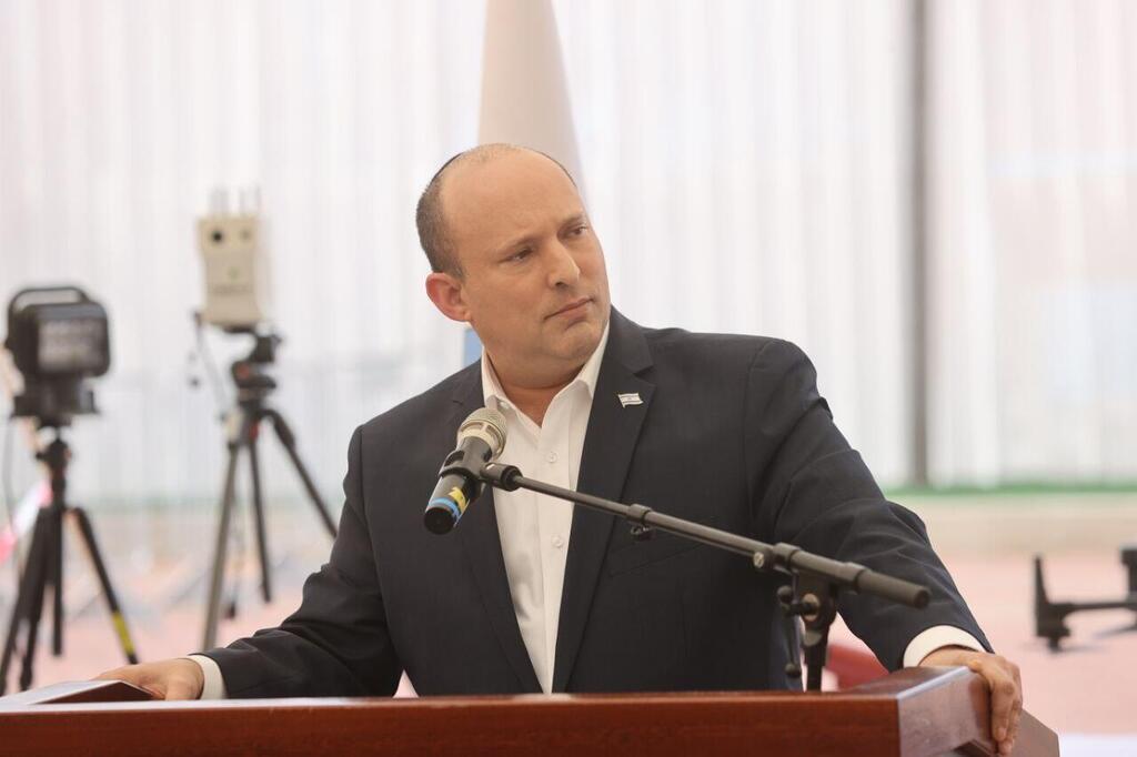 Prime Minister Naftali Bennett (Photo: Alex Kolomoisky) נפתלי בנט בהצהרה לתקשורת