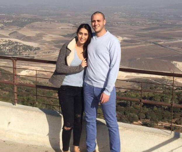 תומר מורד ובת זוגו אריאל וינבלט (מתוך פייסבוק) תומר מורד וחברתו אריאל וינבלט