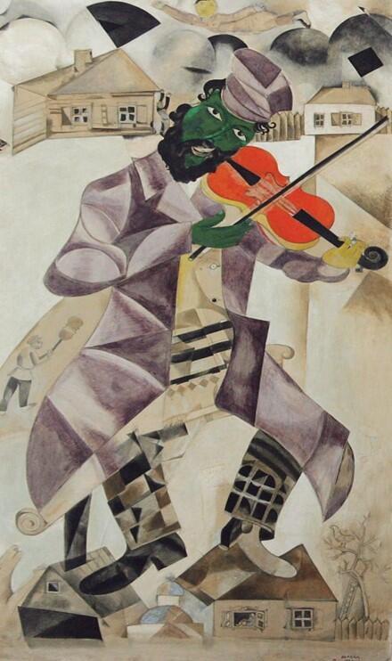 The Green Violinist, 1923-24, Marc Chagall, Solomon R. Guggenheim Museum, New York 