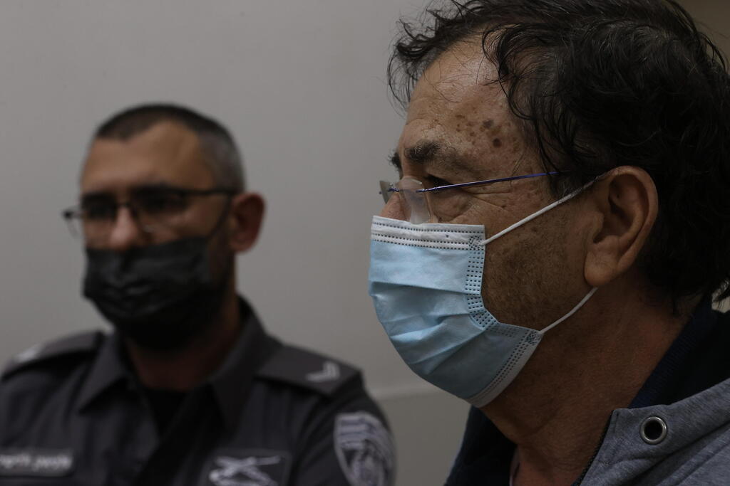 צילום: גיל נחושתן החשוד נחום נוסבאום בבית המשפט
