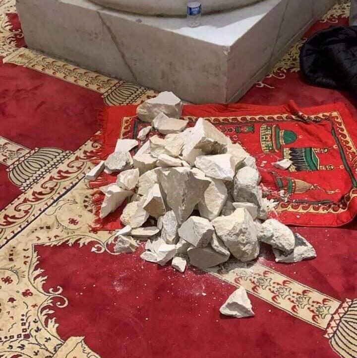 האבנים שהוכנו באל אקצא ההתפרעויות באל אקצא