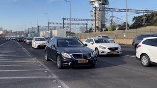 הפקקים באיילון לפני ליל הסדר