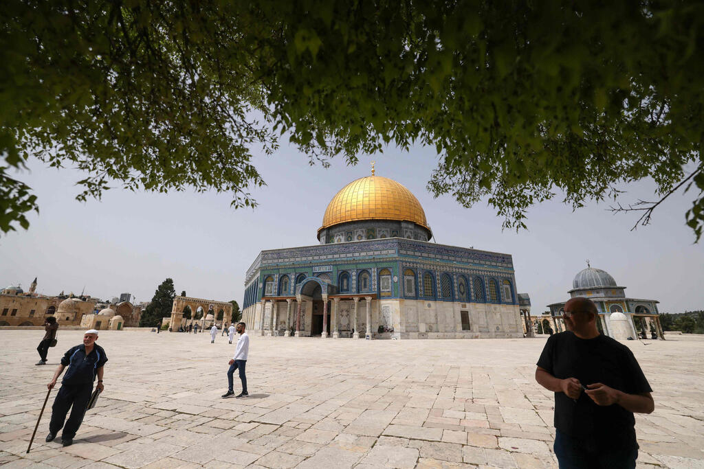The Dome of the Rock on top of the Temple Mount in Jerusalem (Photo: AFP) הר הבית