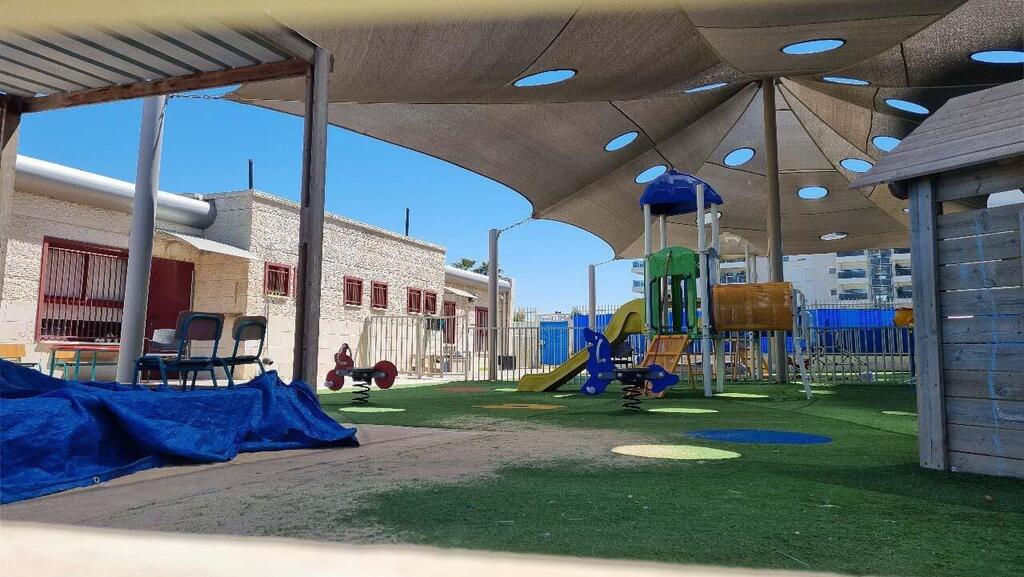 גן בפתח תקווה, שבו לפי החשד התרחשה התעללות בילדים (צילום: יריב כץ) גן נורית בפתח תקווה