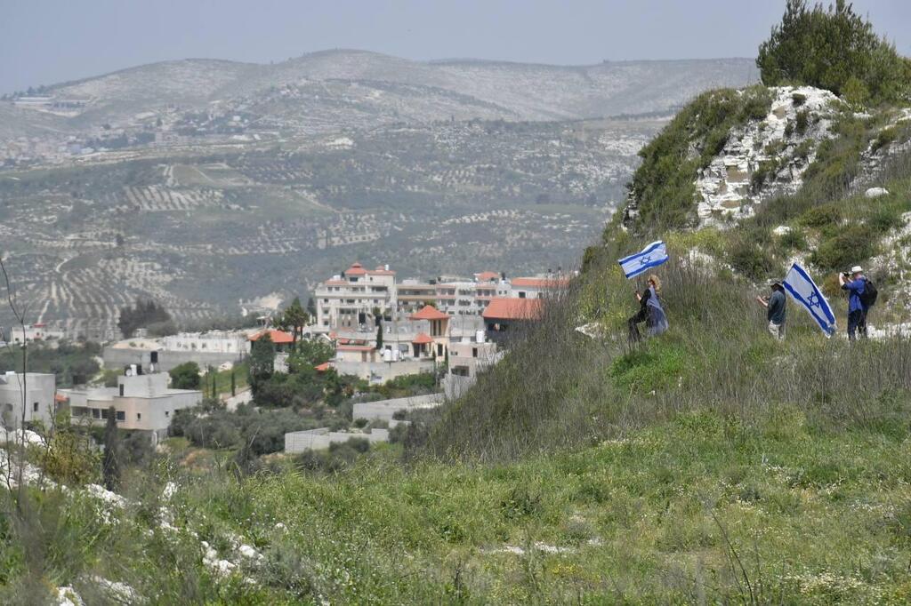 צעדת חומש לזכר יהודה דימנטמן ז''ל. אפריל האחרון (צילום: יואב דודקביץ') צעדת חומש