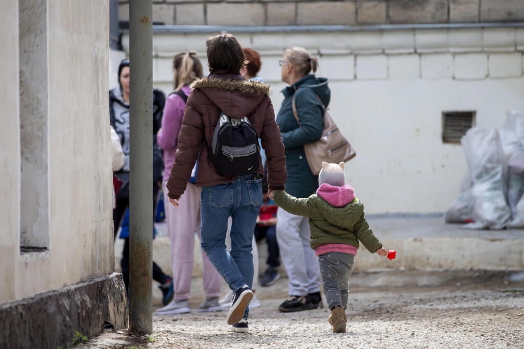 פליטים אוקראינים במולדובה (צילום: EPA ) פליטים אוקראינים במולדובה משבר מלחמה רוסיה אוקראינה