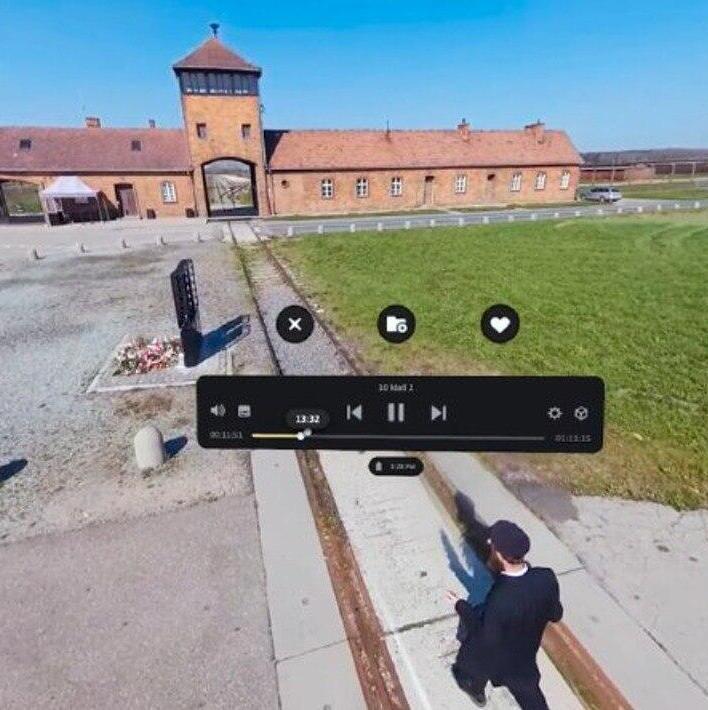Virtual tour of Auschwitz מתוך הסיור הווירטואלי באושוויץ