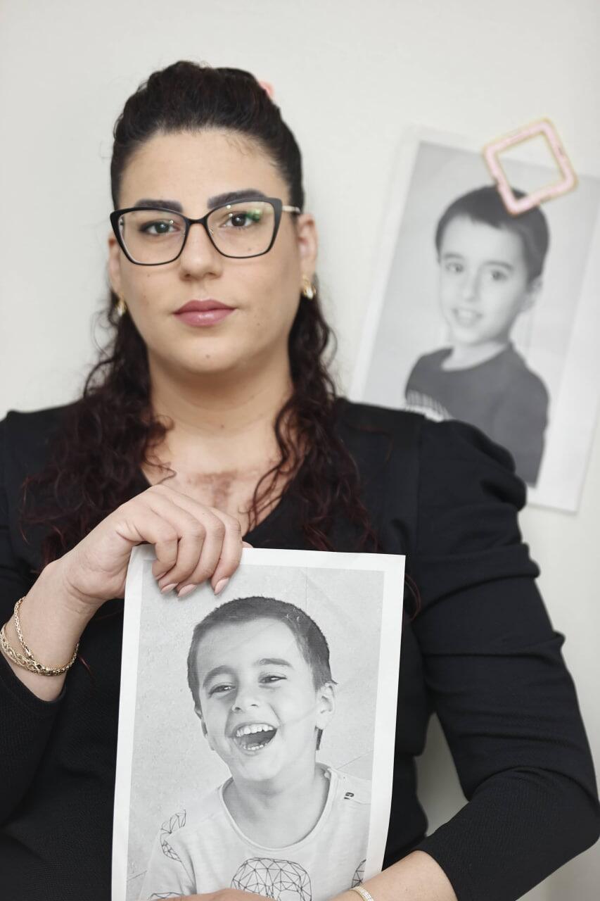 "עבורי כבר אין שגרה". שני אביגל (צילום: גדי קבלו) שני אביגל אימו של עידו אביגל שנהרג מרקטה בשומר חומות