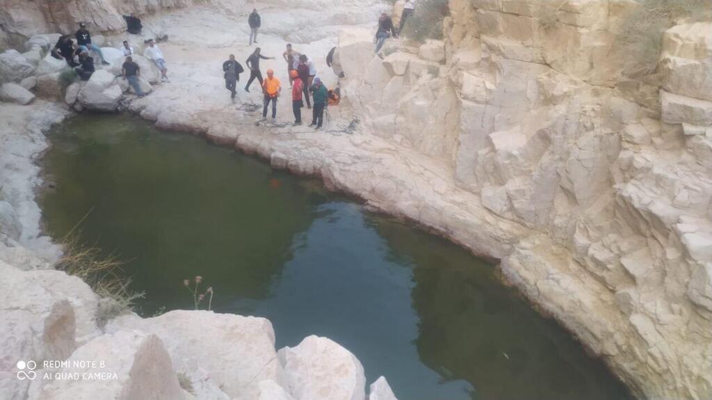 זירת הטביעה בנחל הרדוף זירת האירוע בנחל הרדוף