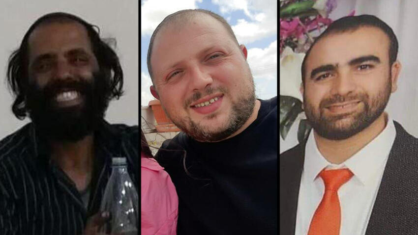 שלושת הנרצחים: בועז גול, אורן בן יפתח ויונתן חבקוק בועז גול, אורן בן יפתח, יונתן חבקוק
