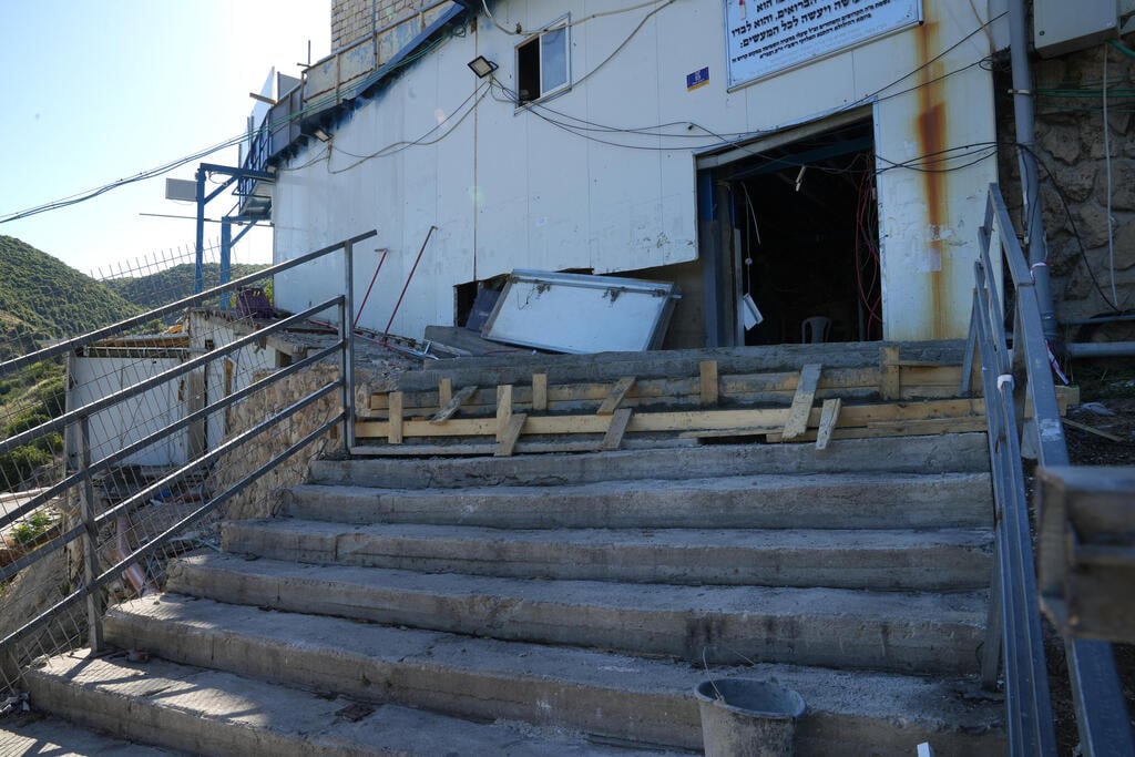 זירת האסון במתחם ההילולה (צילום: אפי שריר) אסון מירון: חוזרים לזירת האירוע