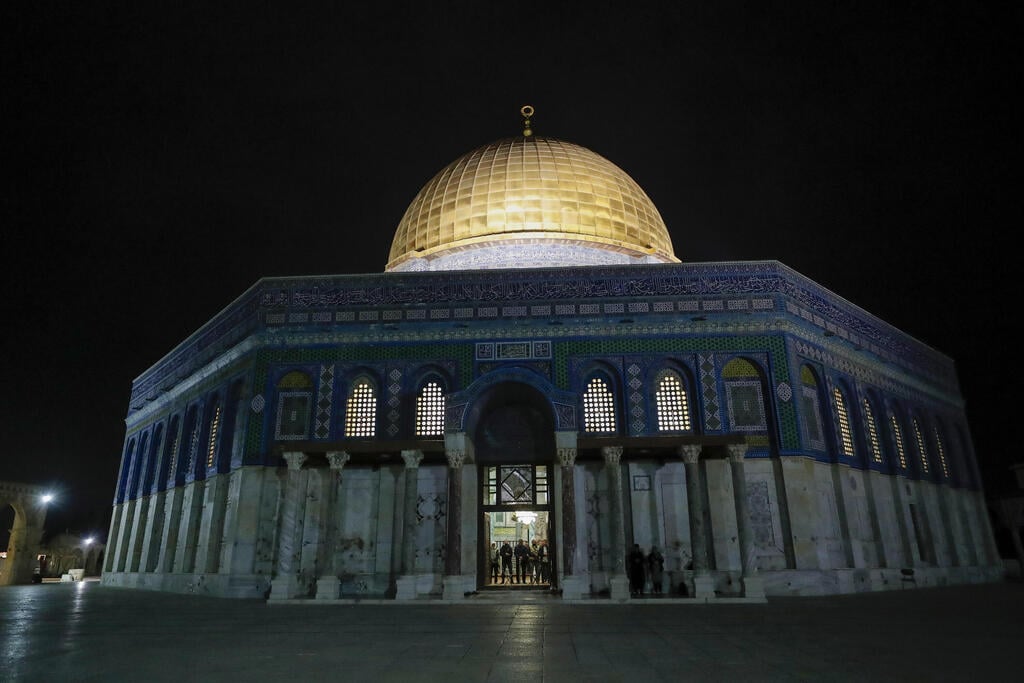 The al-Aqsa Mosque compound on top of Temple Mount (Photo: EPA) הר הבית
