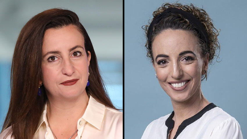 ח"כ עידית סילמן וח"כ ג'ידא רינאווי זועבי (צילום: הדר יואביאן, איליה מלניקוב) ג'ידא רינאווי זועבי, עידית סילמן