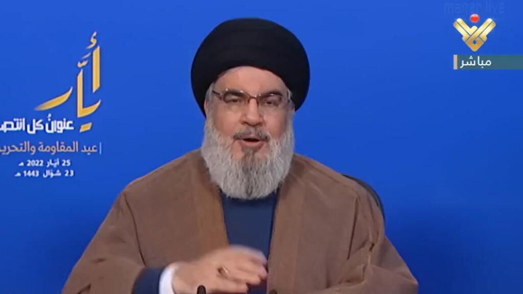 Hezbollah leader Hassan Nasrallah חסן נסראללה