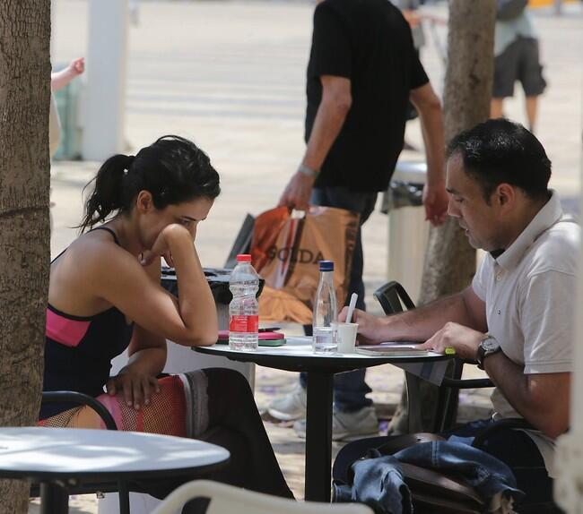 מרוכזת. דון לני גבאי (צילום: מוטי לבטון) מרוכזת. דון לני גבאי