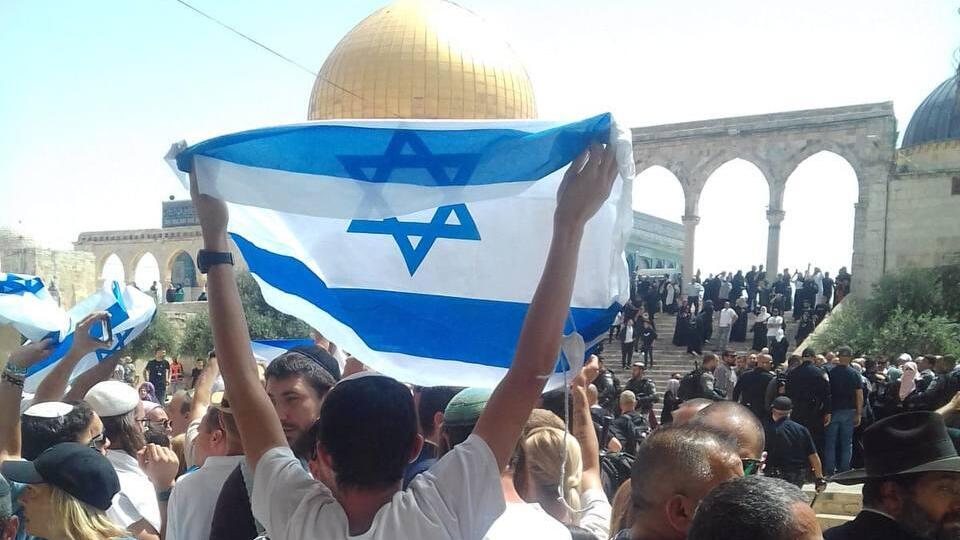 צילום: רועי זאגא מדריך ארגון בידינו דגלי ישראל בהר הבית