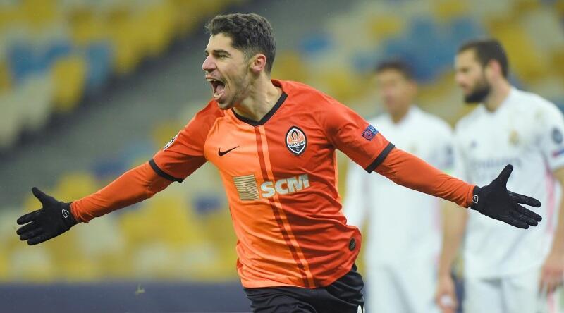 Manor Solomon after scoring the goal against Real Madrid FC 