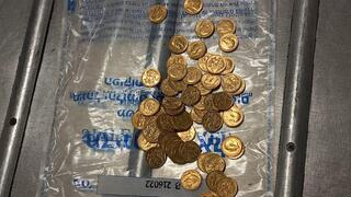 מטבעות הזהב שנתפסו
