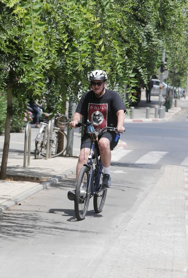 עדיין לא התרגלנו לראות אותו בסביבה. קוונטין טרנטינו (צילום: מוטי לבטון) עדיין לא התרגלנו לראות אותו בסביבה. קוונטין טרנטינו