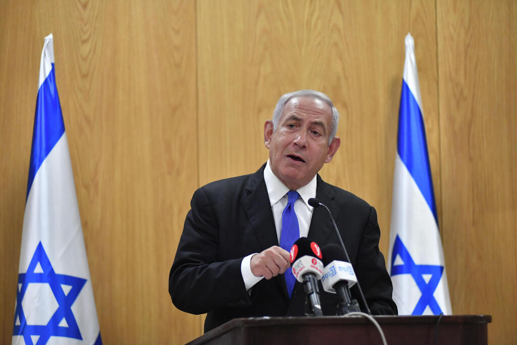 בנימין נתניהו בישיבת הסיעה