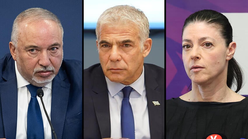 ליברמן התעקש על חוק המטרו, לפיד נרתם - ומיכאלי עקצה (צילום: אלכס קולומויסק, עמית שאבי, שאול גולן, ניב מוסמן, לע״מ) ליברמן התעקש על חוק המטרו, לפיד נרתם - ומיכאלי עקצה