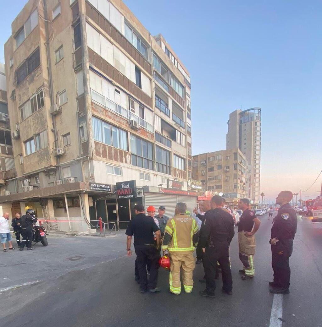 הבניין שפונה