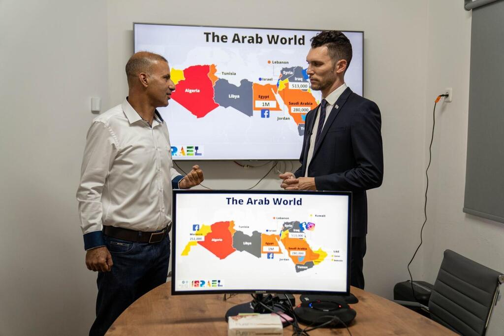 "הן הגשר של ישראל לעולם הערבי". טקס החניכה של המרכז (צילום: יונתן האורסטוק, משרד החוץ) הבנות במרכז לדיפלומטיה דיגיטלית בערבית בג'וליס