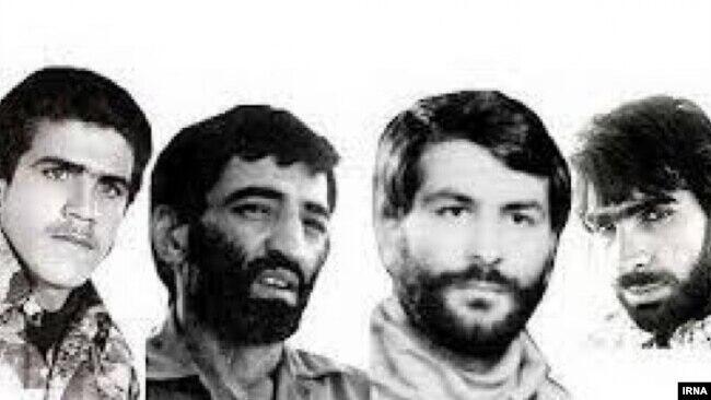 איראן תמונותיהם של ארבעת האיראנים שנעלמו ב מלחמת לבנון 1982