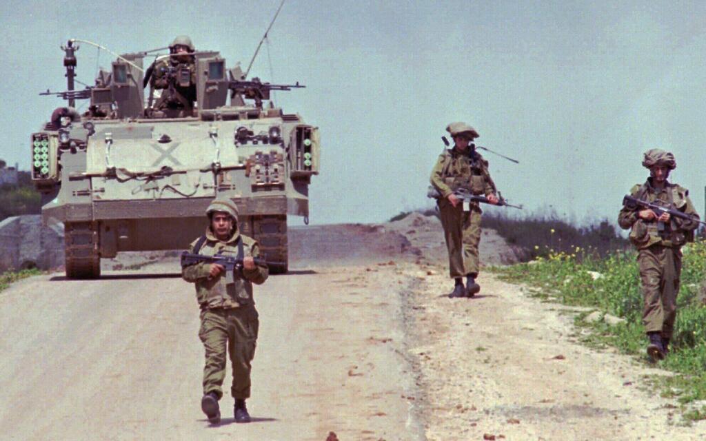 Israeli forces in Lebanon during the 1982 war 