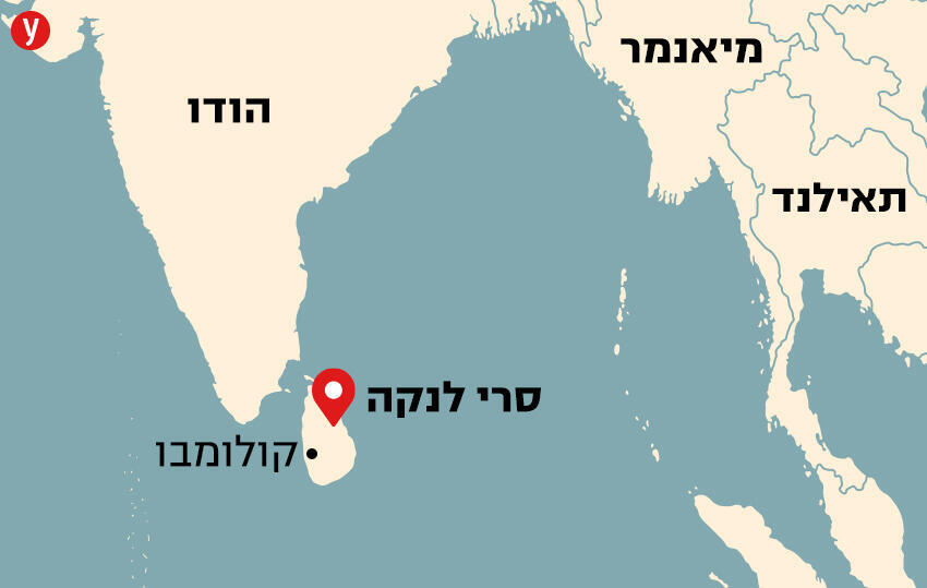 מפה קולומבו סרי לנקה