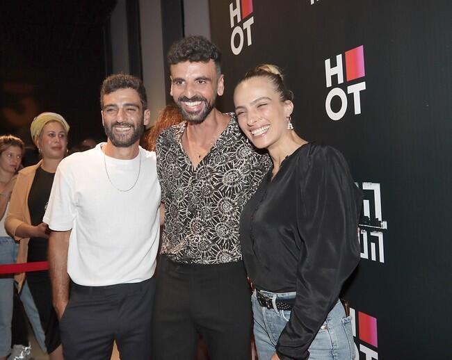 חיוכים מרוצים. אילנית לוי, אלירן אליה ואימרי ביטון