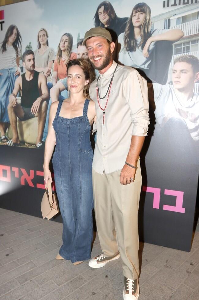 מתרגשים ביחד. עוז זהבי והגר דנון