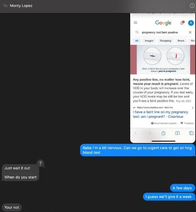 "את לא בהיריון" (צילום מסך) "את לא בהיריון"