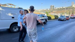 משי בן עמי דקות לאחר נטרול המחבל 