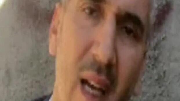 תיעוד שבו נראה לכאורה בכיר במשמרות המהפכה ידוללה חדמתי נחקר ב איראן ומודה בהעברת אמצעי לחימה נשק ל חיזבאללה דרך סוריה