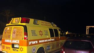 אמבולנס בזירת האירוע