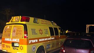 אמבולנס בזירת האירוע