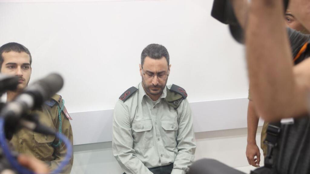סא"ל דן שרוני בבית המשפט, שלשום (צילום: מוטי קמחי) סא"ל דן שרוני בבית המשפט