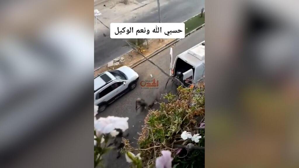 יוצאים מהרכב מעצר מבוקשים בלב מחנה הפליטים דהיישה